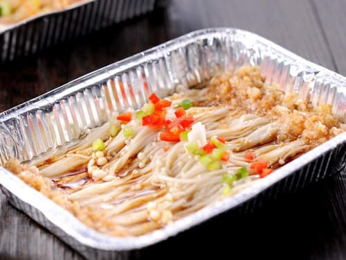 吴江锡纸烤金针菇